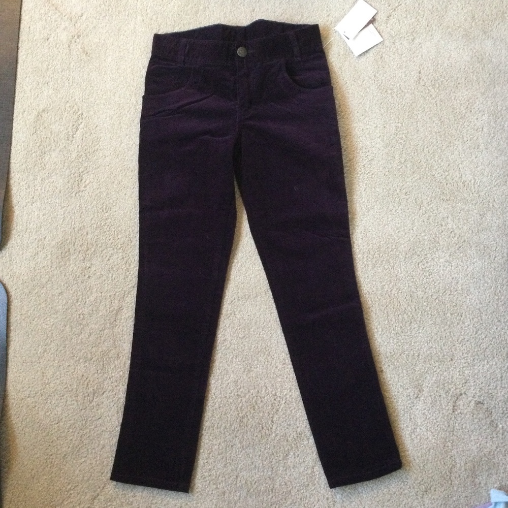 EUC Sz 10 Tea Collection burgundy corduroy pants